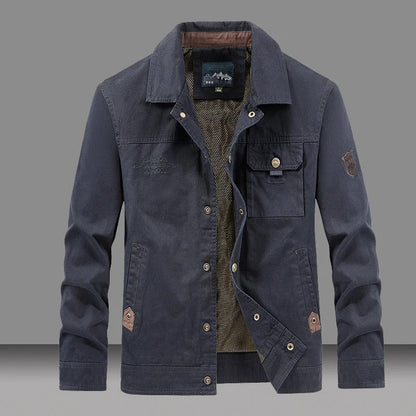 Stilfuld Let Åndbar Bomulds Windbreaker