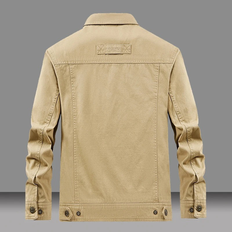Stilfuld Let Åndbar Bomulds Windbreaker