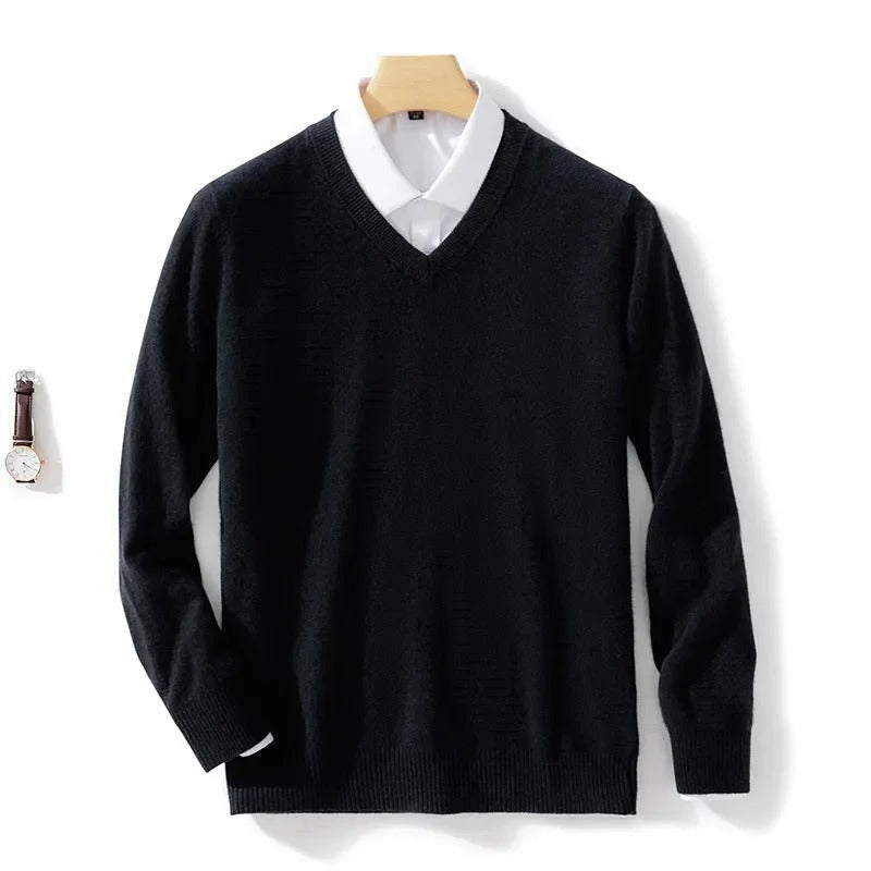 Elegant V-Hals Sweater Til Sommer