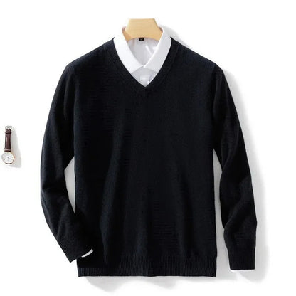 Elegant V-Hals Sweater Til Sommer