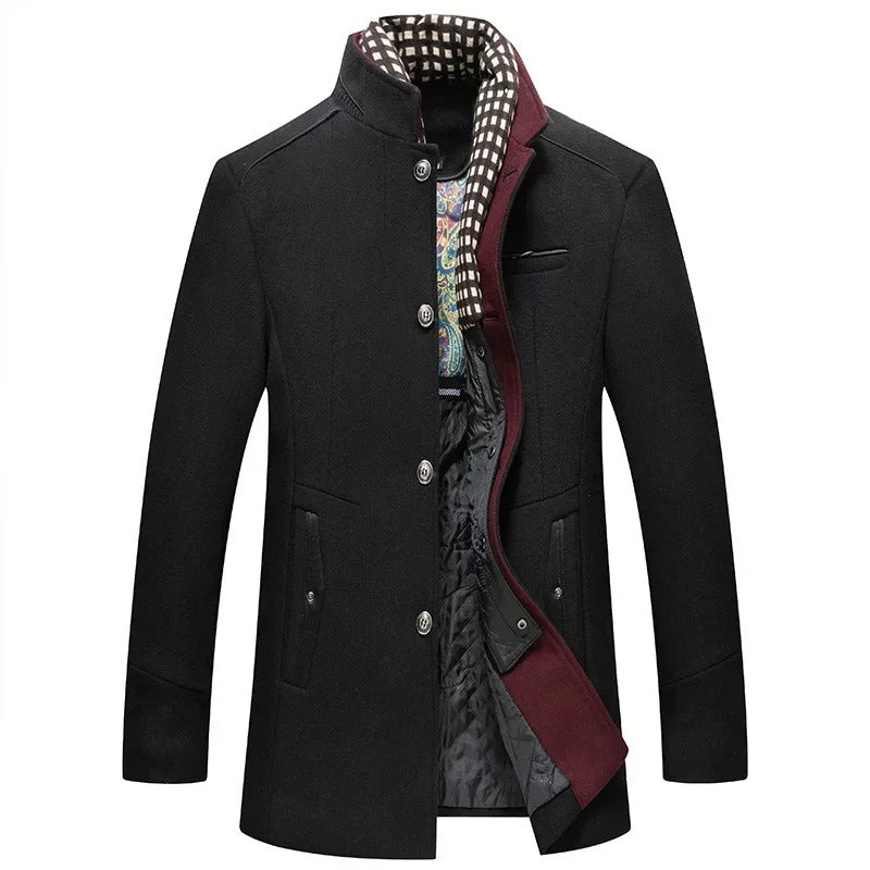 Stilfuld Chic Elegant Herre Frakke