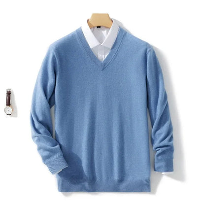 Elegant V-Hals Sweater Til Sommer
