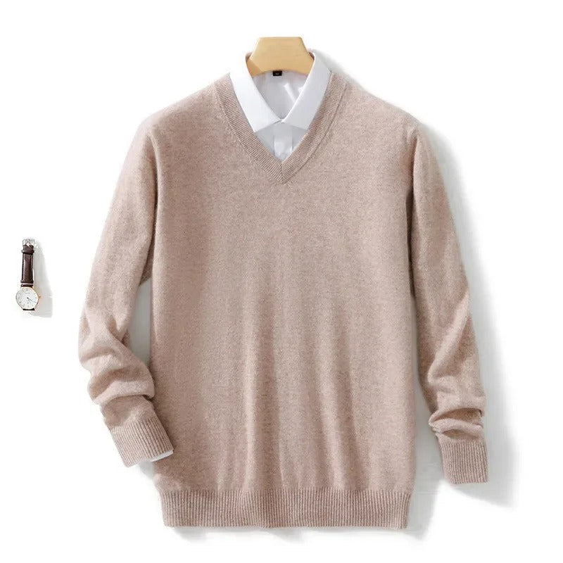 Elegant V-Hals Sweater Til Sommer