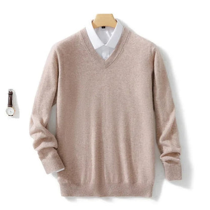 Elegant V-Hals Sweater Til Sommer