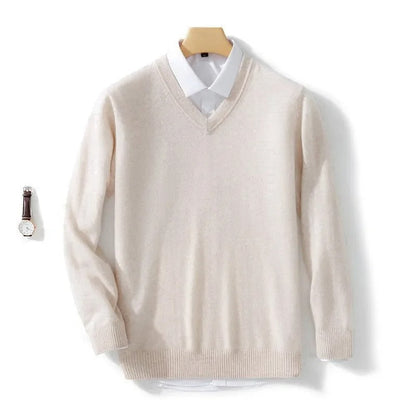 Elegant V-Hals Sweater Til Sommer