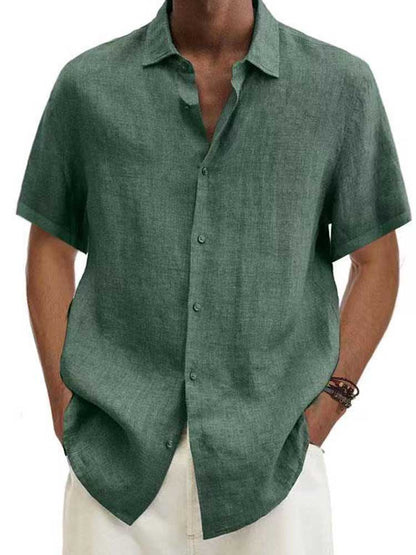 Elegant Stilfuld Casual Kort Skjorte