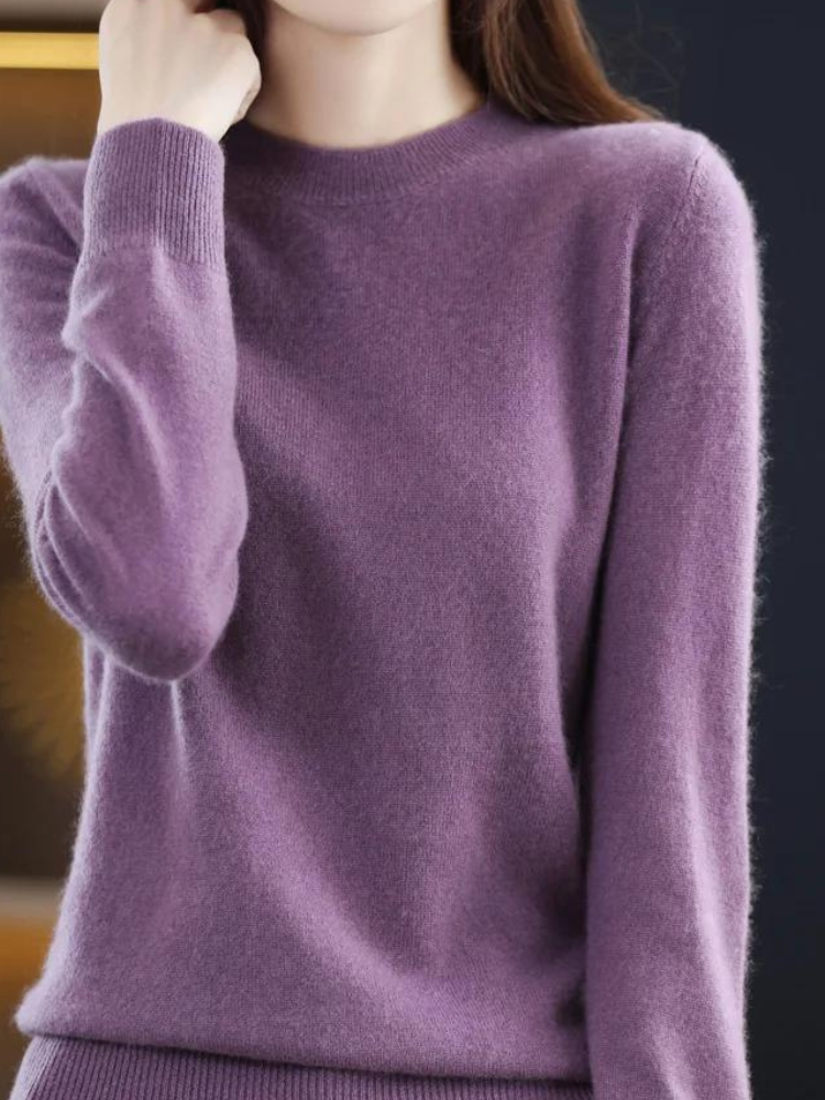 Edda | Elegant strikpullover med blød maske og moderne pasform