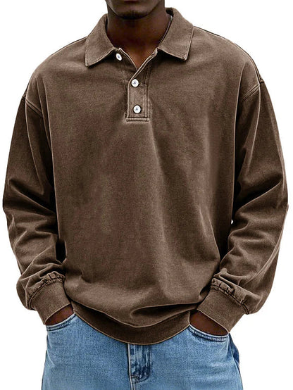 Elegant Stilfuld Premium Polo Sweater