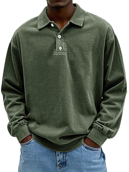 Elegant Stilfuld Premium Polo Sweater