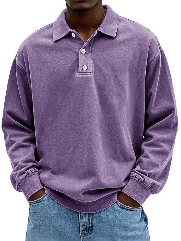 Elegant Stilfuld Premium Polo Sweater