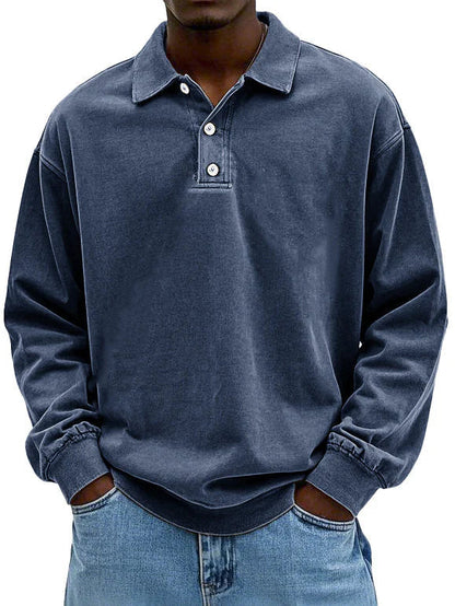 Elegant Stilfuld Premium Polo Sweater