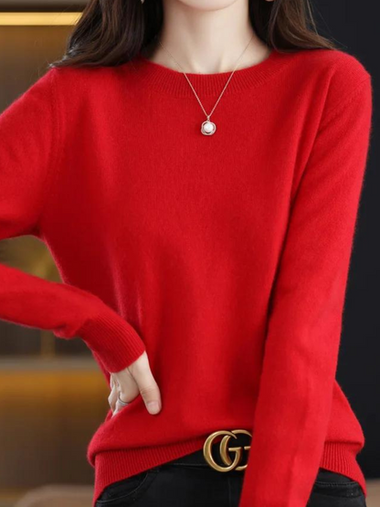 Edda | Elegant strikpullover med blød maske og moderne pasform