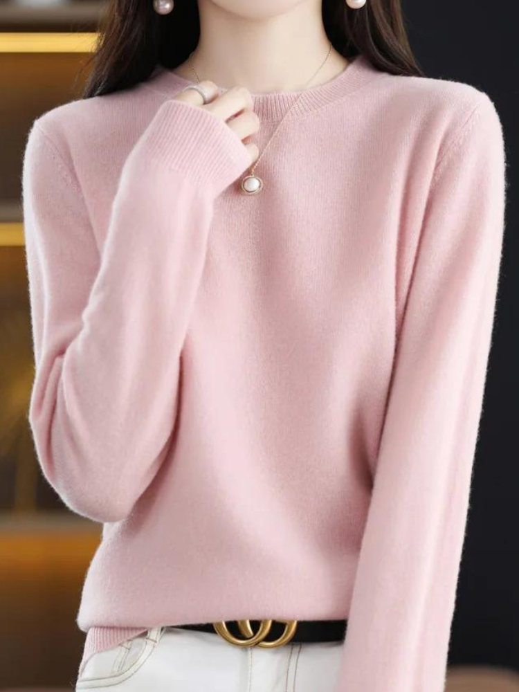 Edda | Elegant strikpullover med blød maske og moderne pasform