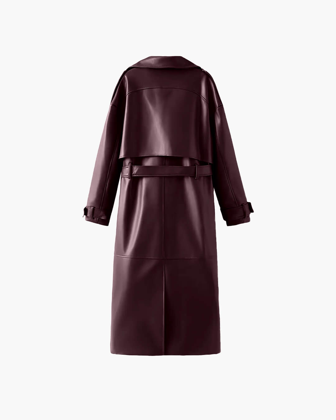 Dame Stilfuld Lang Vinter Maxi Trenchcoat