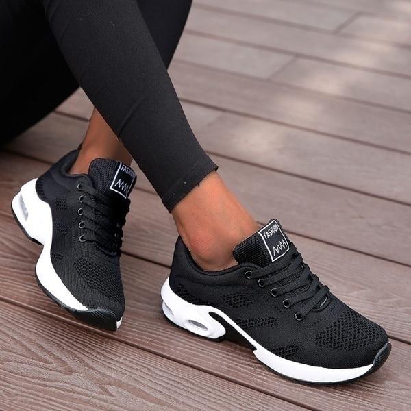 Komfortable Stilfulde Letvægts Mesh Sneakers