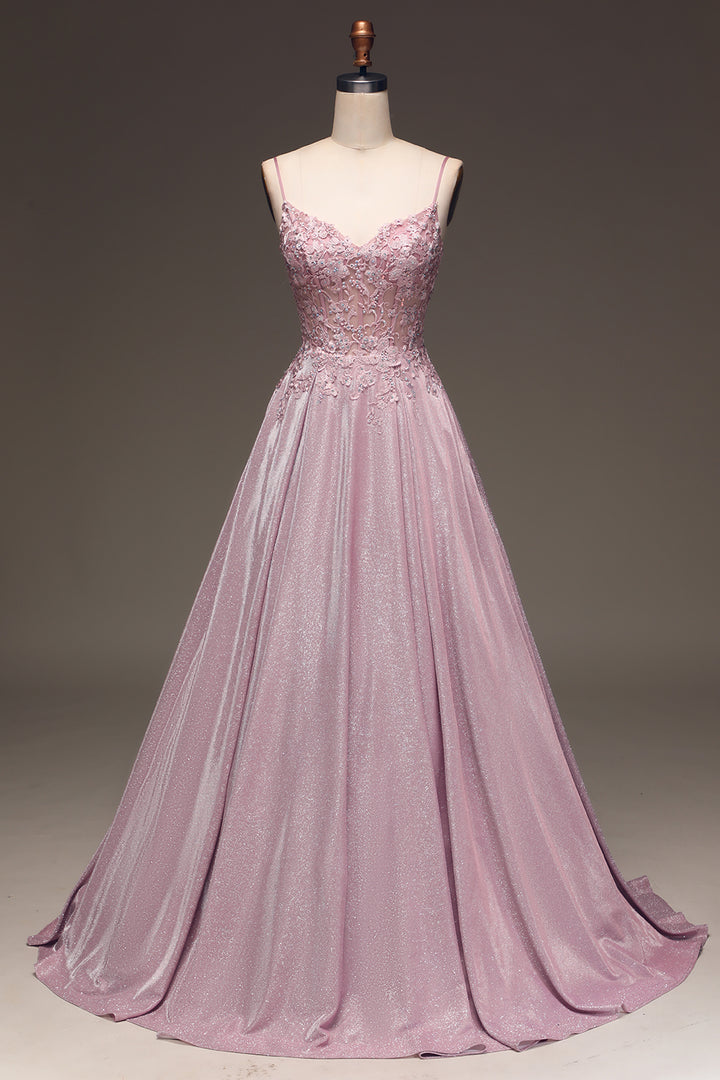 Dame Elegant Bryllupsgæst Broderet Maxi Kjole