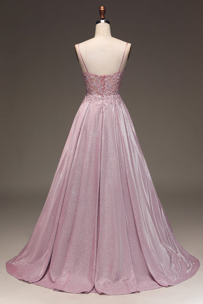 Dame Elegant Bryllupsgæst Broderet Maxi Kjole