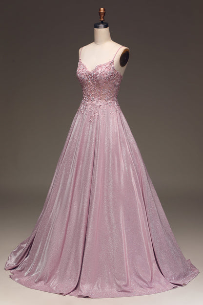 Dame Elegant Bryllupsgæst Broderet Maxi Kjole