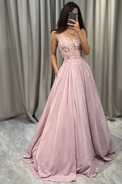 Dame Elegant Bryllupsgæst Broderet Maxi Kjole