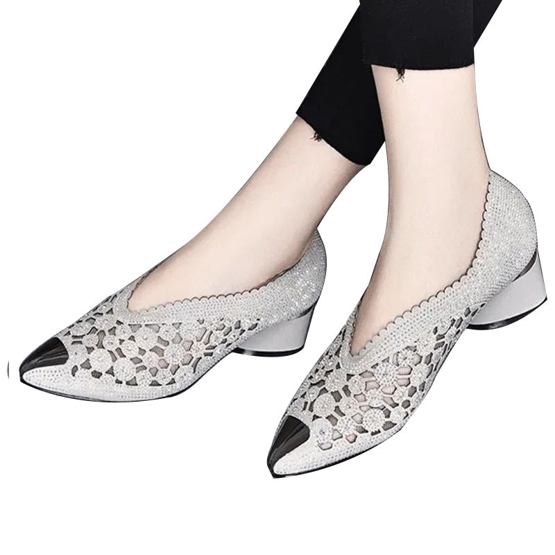 Liora - Sofistikerede hælsko med chunky hæl
