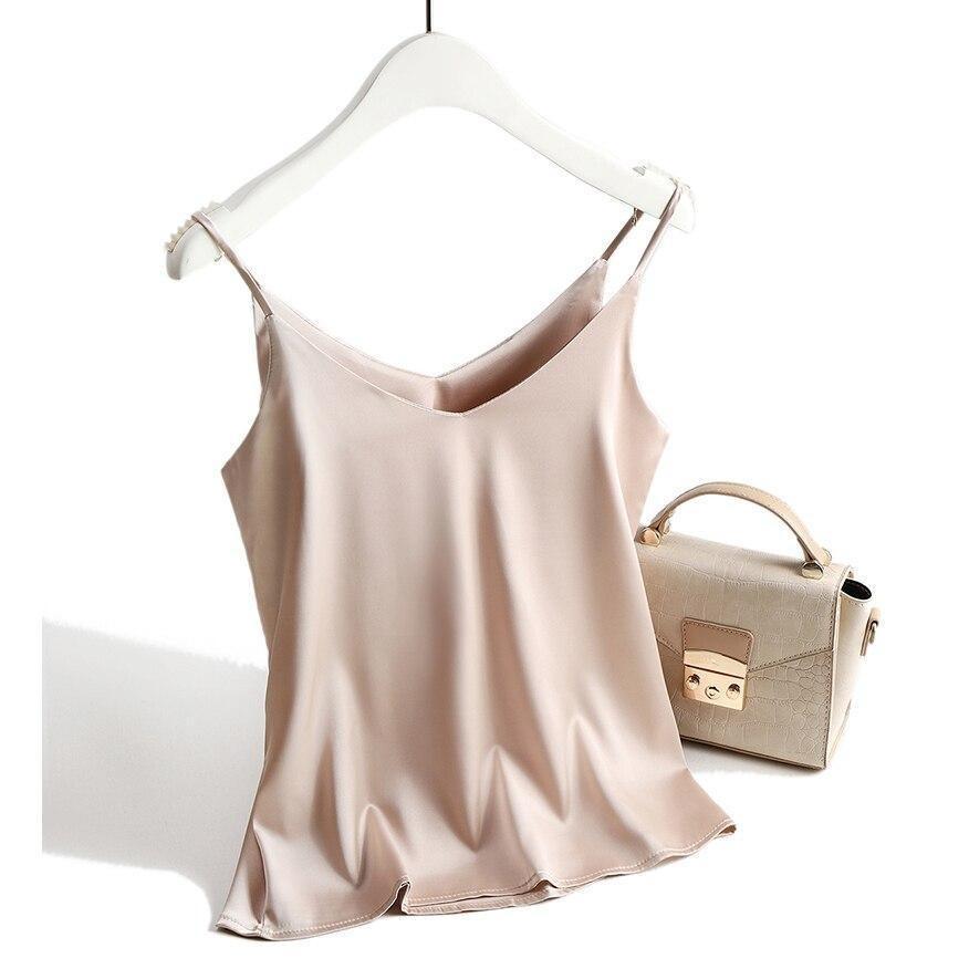 Moderne Elegant Tanktop i Bomuld