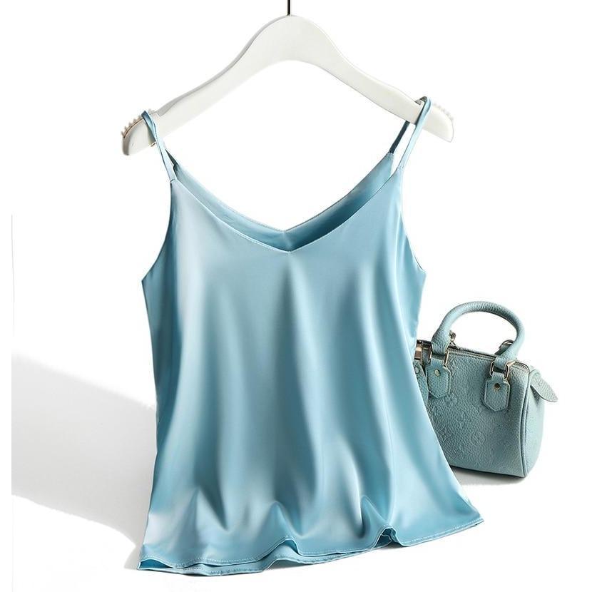 Moderne Elegant Tanktop i Bomuld