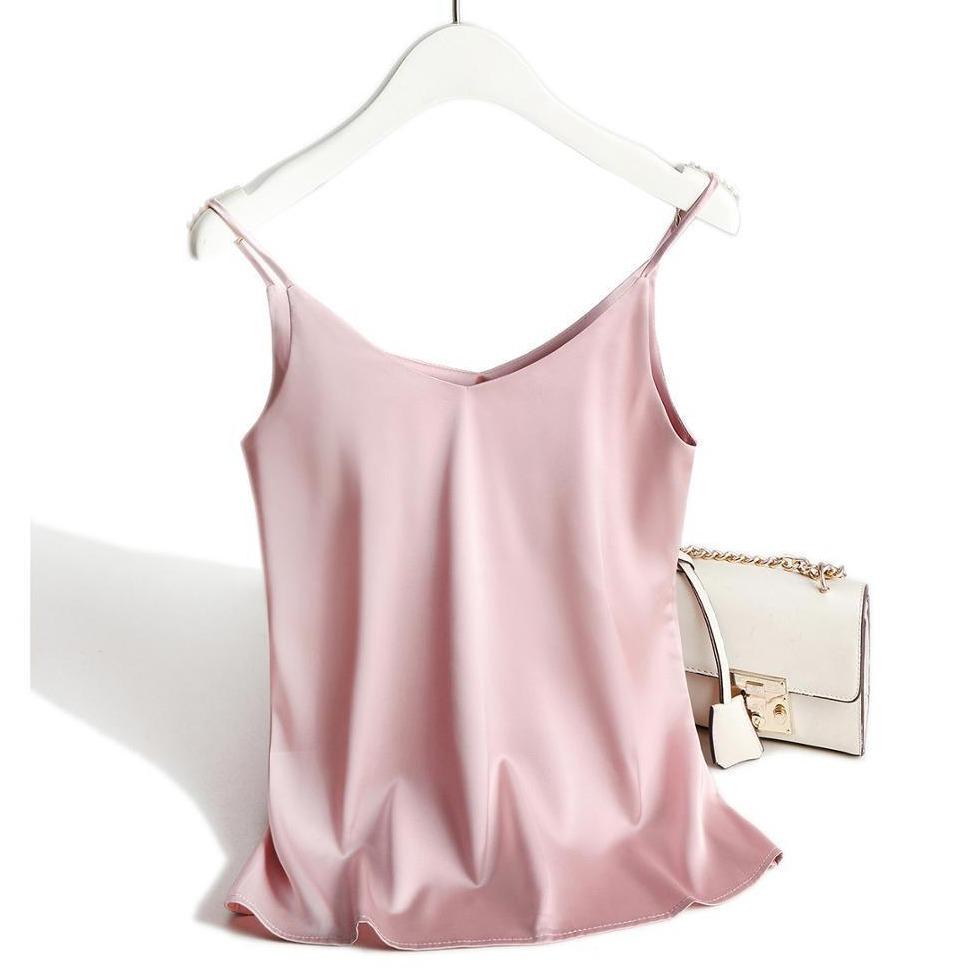 Moderne Elegant Tanktop i Bomuld