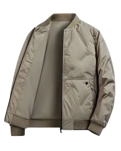 Stilfuld Casual Elegant Herre Baseballjakke