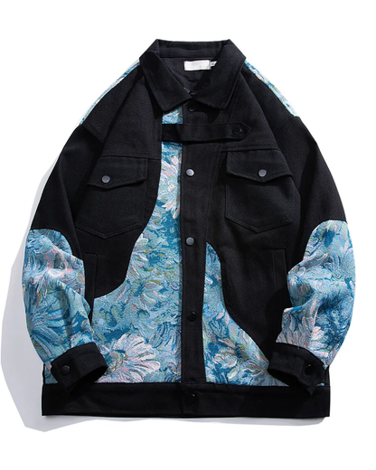 Moderne Stilfuld Urban Streetwear Jakke