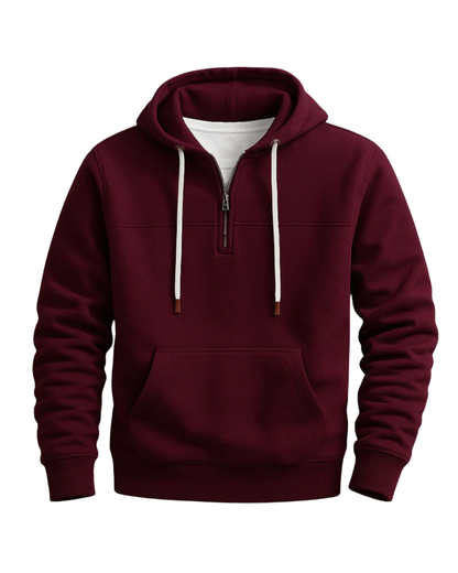 Stilfuld Afslappet Åndbar Zip Hoodie