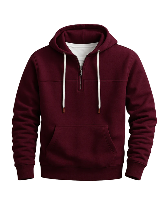 Stilfuld Afslappet Åndbar Zip Hoodie