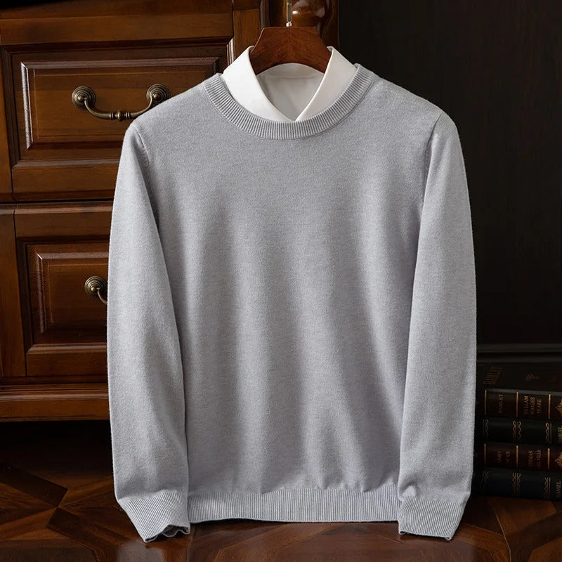 Moderne Varm Blød Elegant Uldsweater