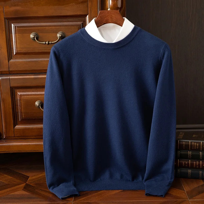 Moderne Varm Blød Elegant Uldsweater