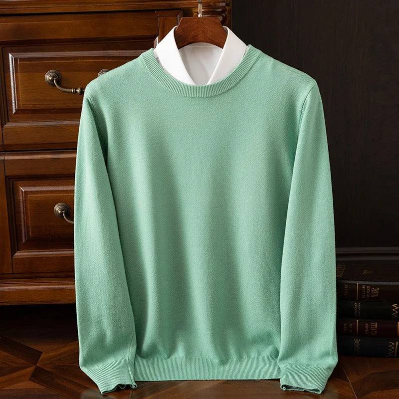 Moderne Varm Blød Elegant Uldsweater