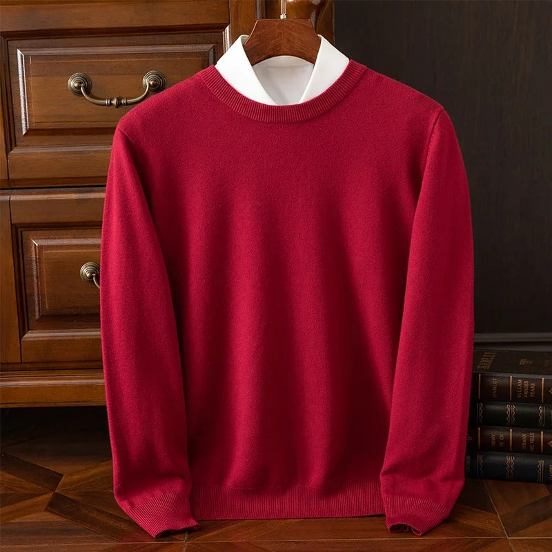 Moderne Varm Blød Elegant Uldsweater