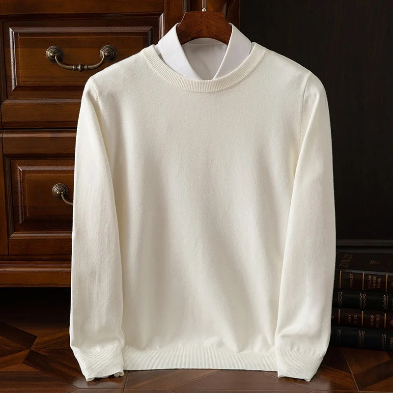Moderne Varm Blød Elegant Uldsweater