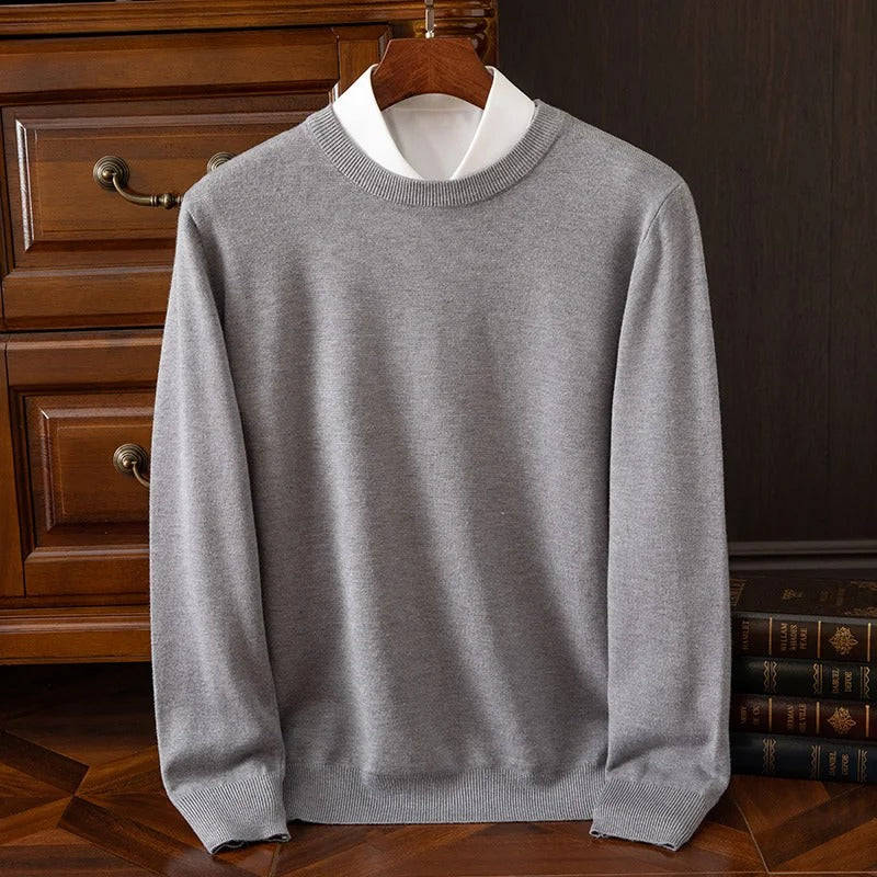 Moderne Varm Blød Elegant Uldsweater