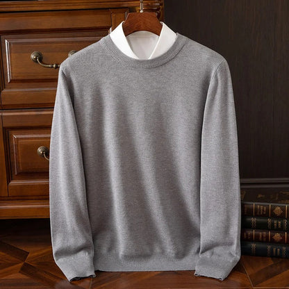 Moderne Varm Blød Elegant Uldsweater