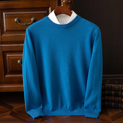 Moderne Varm Blød Elegant Uldsweater