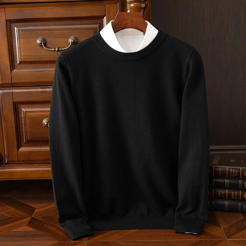 Moderne Varm Blød Elegant Uldsweater