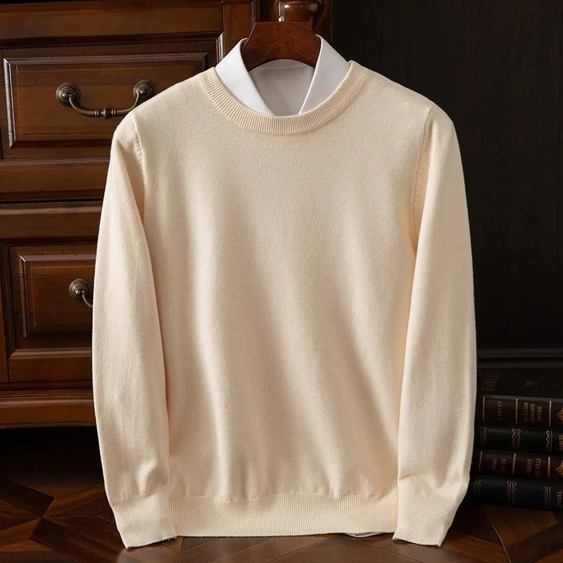 Moderne Varm Blød Elegant Uldsweater