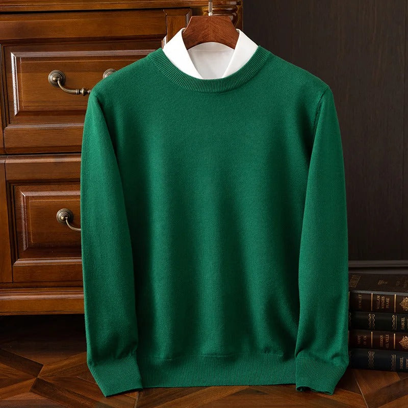 Moderne Varm Blød Elegant Uldsweater