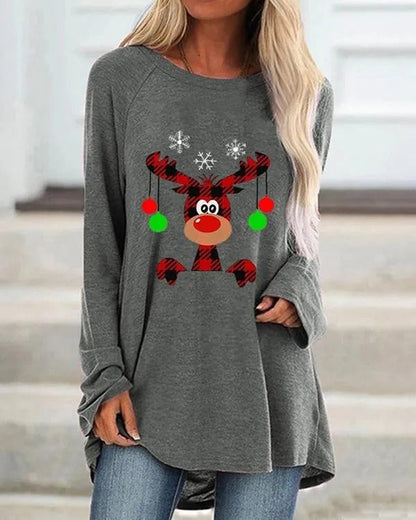 Mistletoe | Julesweater i lang model med varm strik