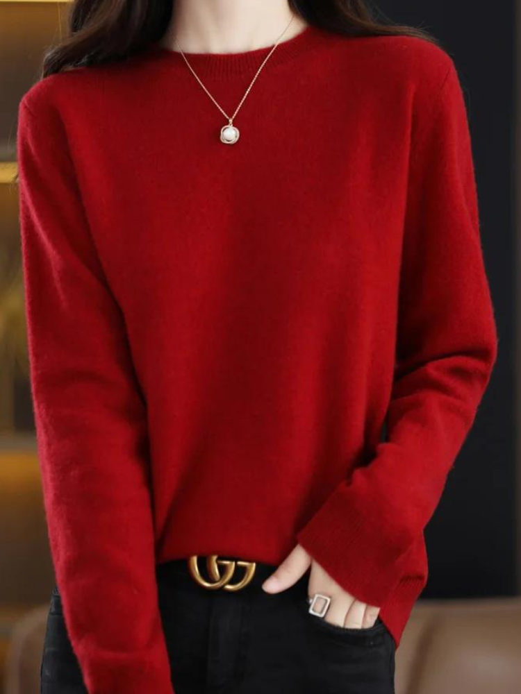 Edda | Elegant strikpullover med blød maske og moderne pasform