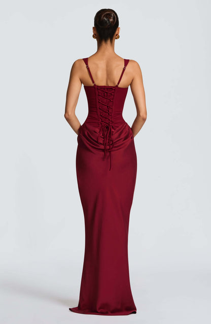 Dame Ærmeløs Bodycon Maxi Bryllupsgæst Kjole