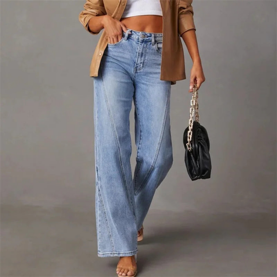 Dame Klassiske Lige Ben Denim Jeans