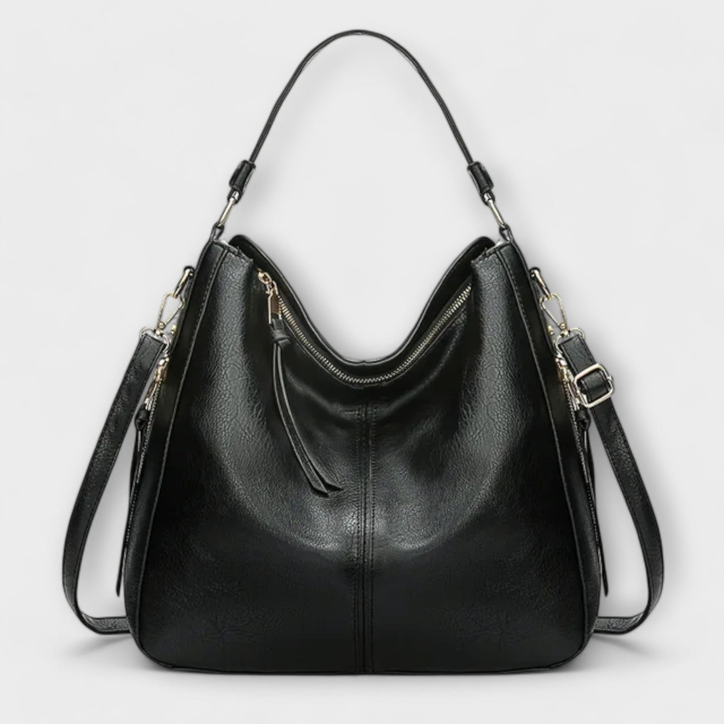 Birthe | Klassisk skuldertaske med justerbar rem og elegant finish