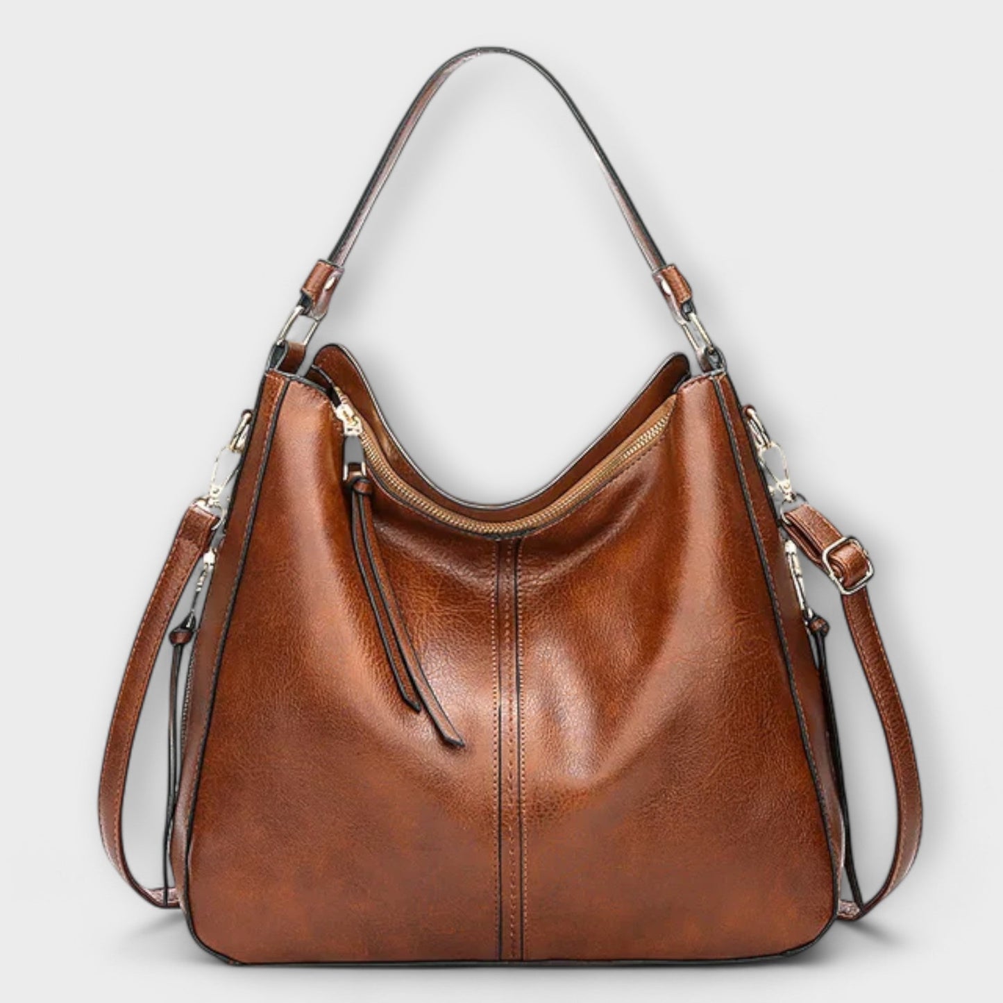 Birthe | Klassisk skuldertaske med justerbar rem og elegant finish