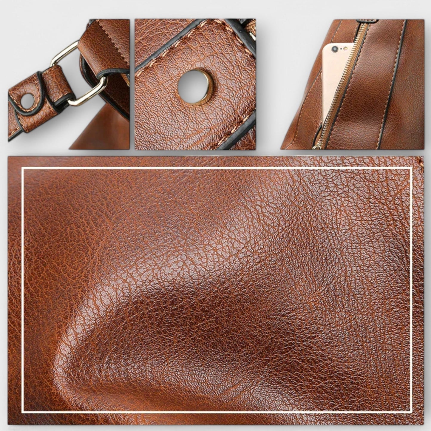 Birthe | Klassisk skuldertaske med justerbar rem og elegant finish