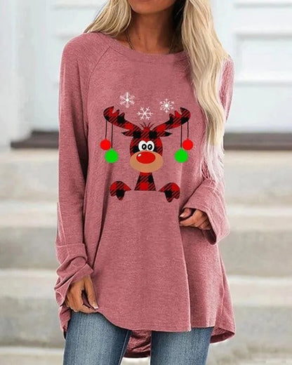 Mistletoe | Julesweater i lang model med varm strik